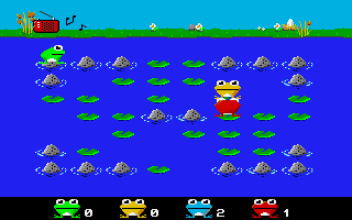 Frogs atari screenshot